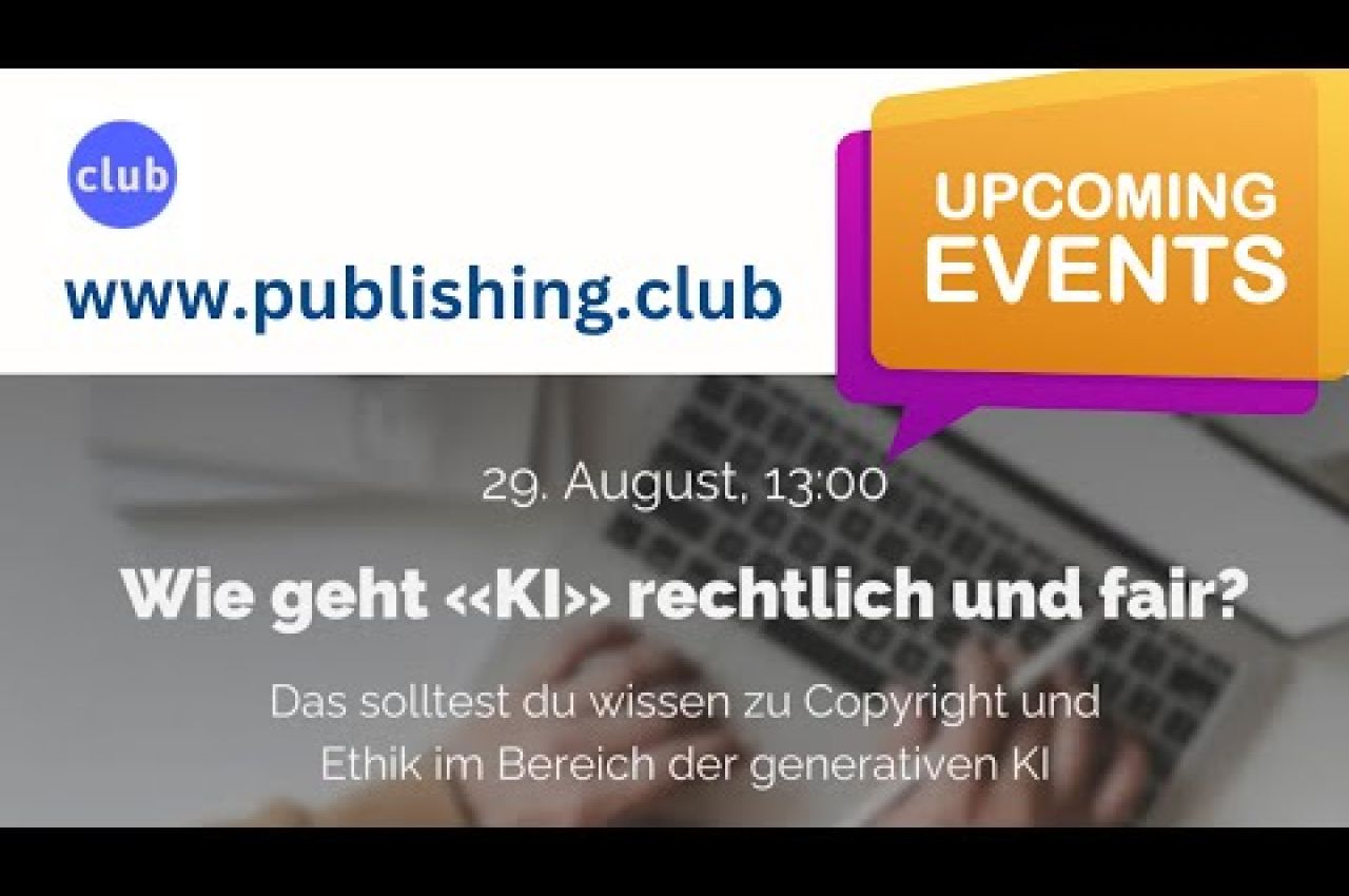 «Wie geht KI rechtlich und fair» mit Simea Merki / morntag